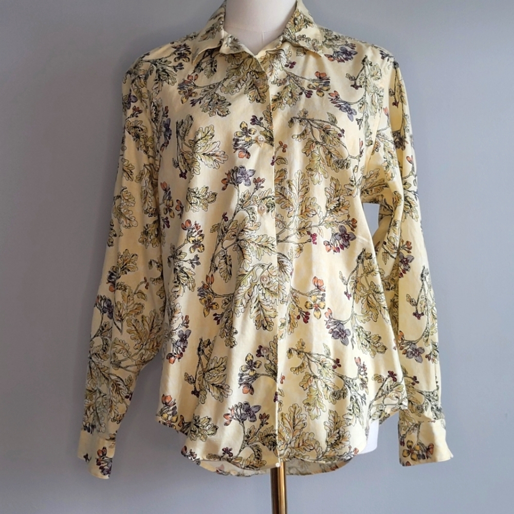Vintage LL Bean Botanical Shirt Size 10 (more like an 8)